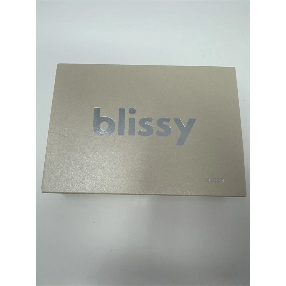 Blissy 100% Mulberry Silk Dream Pillowcase QUEEN Champagne NEW